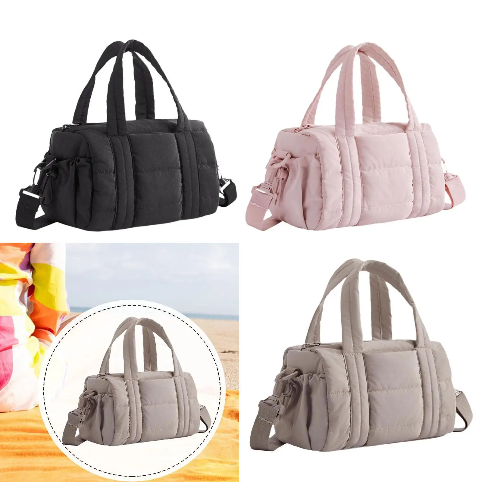 Puffer Tote Bag Portable Stylish for Ladies Zipper Closure Pouch Down Handbag Gym Bag for Trips Shopping Party Hiking Street
Puffer Tote Bag Portable Stylish for Ladies Zipper Closure Pouch Down Handbag Gym Bag for Trips Shopping Party Hiking Street