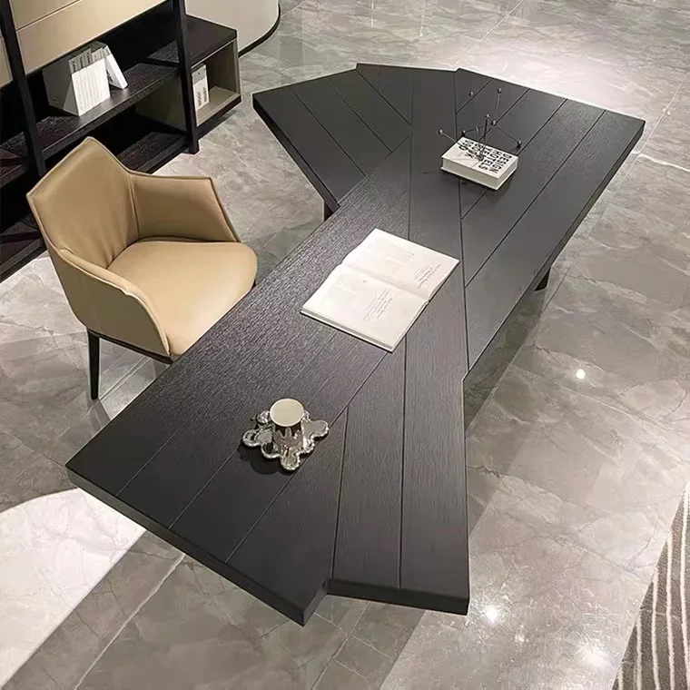 Simple Modern Minimalist Special-Shaped Solid Wood Desk Studio High-End Office Solid Wood Workbench
Simple Modern Minimalist Special-Shaped Solid Wood Desk Studio High-End Office Solid Wood Workbench