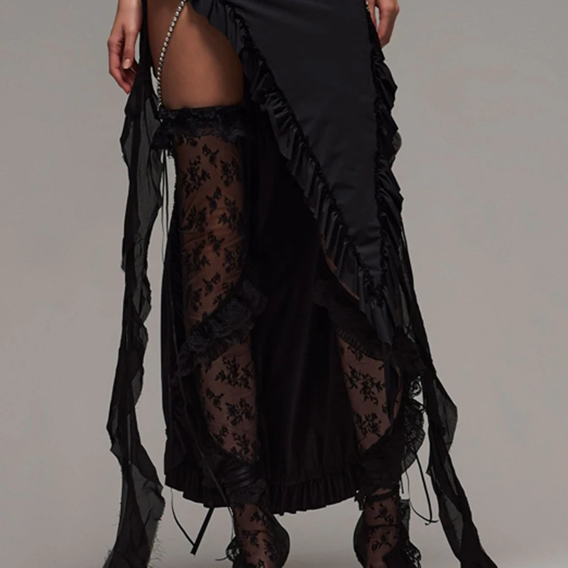 Y2K Ruffle Floral White Black Lace Thigh High Socks Transparent Stockings Ladies Girls Over the Knee Socks
Y2K Ruffle Floral White Black Lace Thigh High Socks Transparent Stockings Ladies Girls Over the Knee Socks