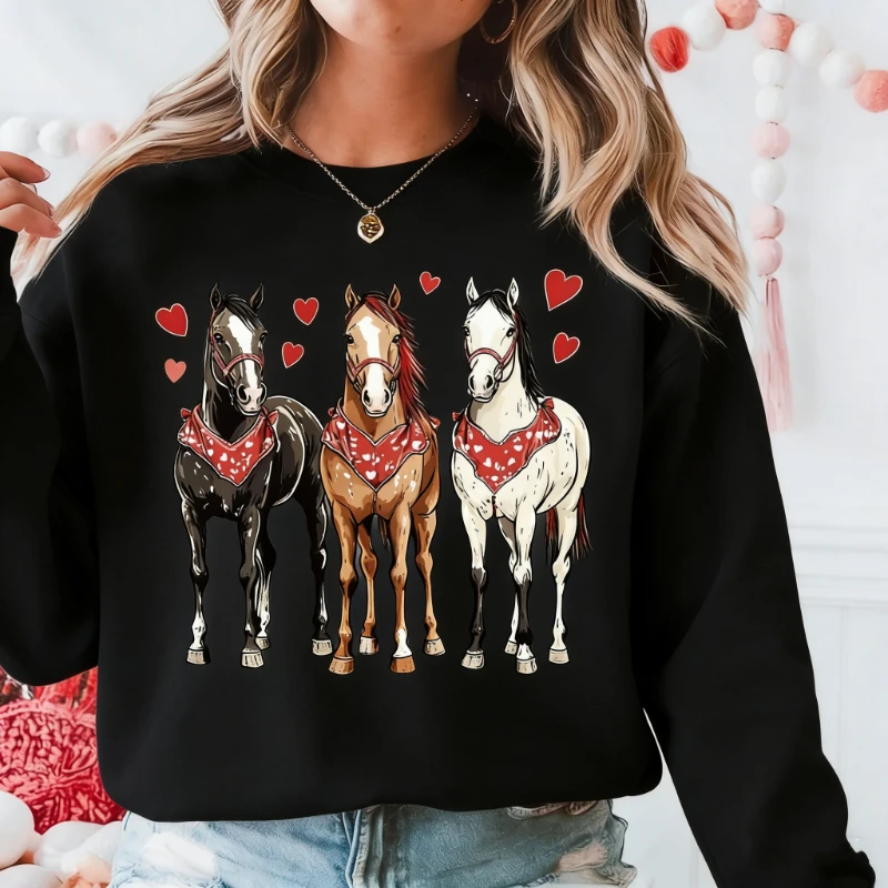 2026 Valentine Horse Kawaii Sweatshirt Lover Animals Day couple Gift thermal hoodie autumn and winter Long Sleeve Pullover
2026 Valentine Horse Kawaii Sweatshirt Lover Animals Day couple Gift thermal hoodie autumn and winter Long Sleeve Pullover