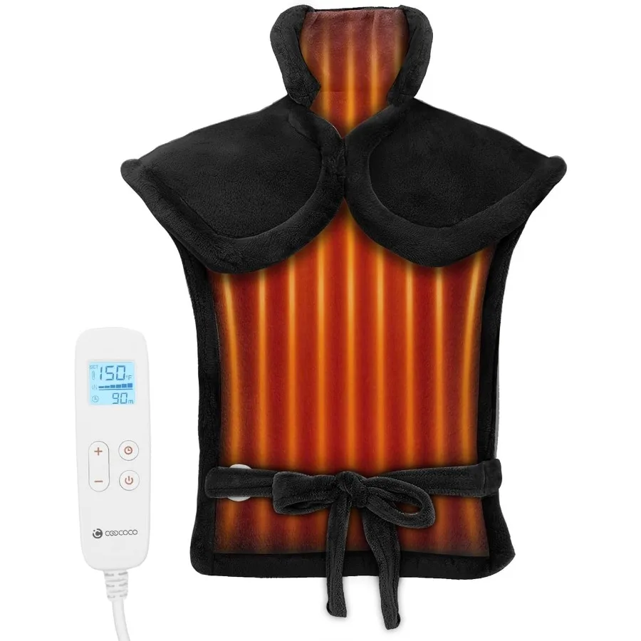 Heating Pad for Neck and Shoulders and Back CooCoCo Electric Heat Pad for Pain Relief FSA HSA Eligible Large Heated Pad w 6 Hea
Heating Pad for Neck and Shoulders and Back CooCoCo Electric Heat Pad for Pain Relief FSA HSA Eligible Large Heated Pad w 6 Hea