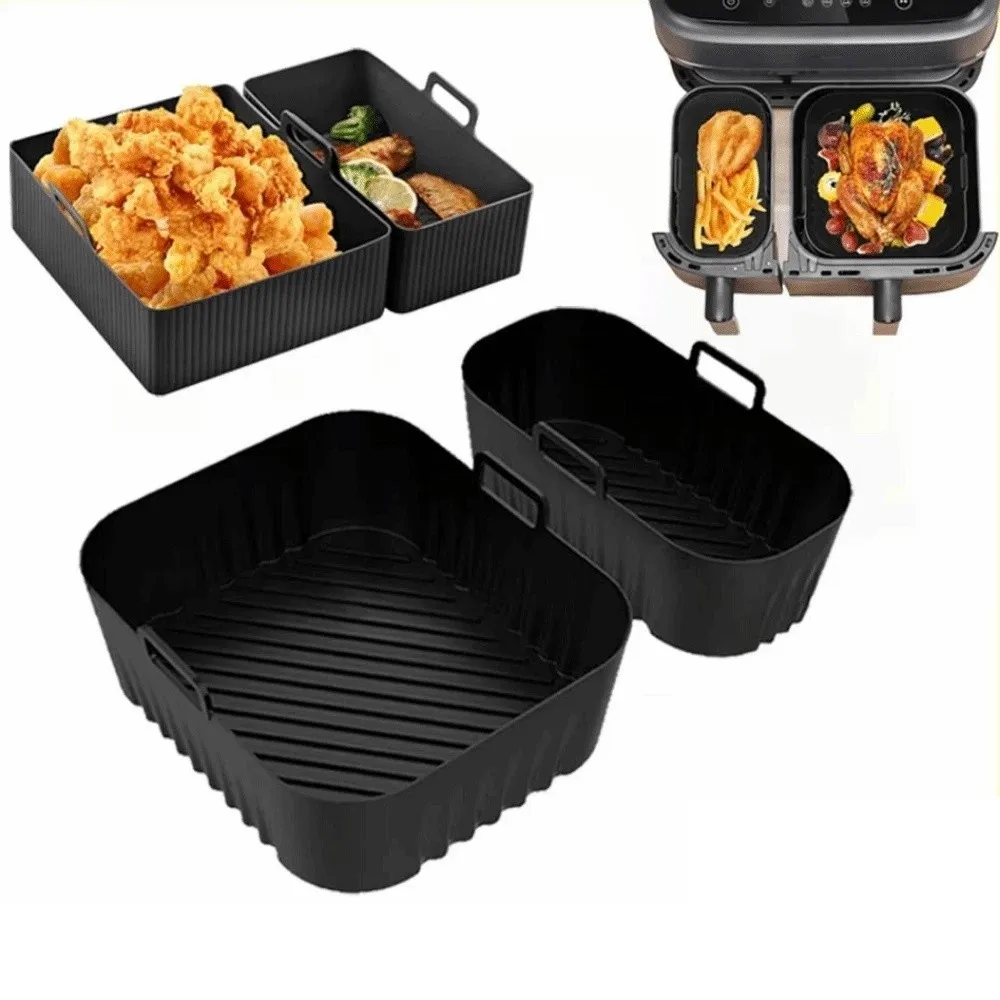 6L/3L Air Fryer Liner Non-Stick Reusable Air Fryer Basket Dual Basket Use Silicone Mold Dual Basket Baking Tray Baking Liners
6L/3L Air Fryer Liner Non-Stick Reusable Air Fryer Basket Dual Basket Use Silicone Mold Dual Basket Baking Tray Baking Liners