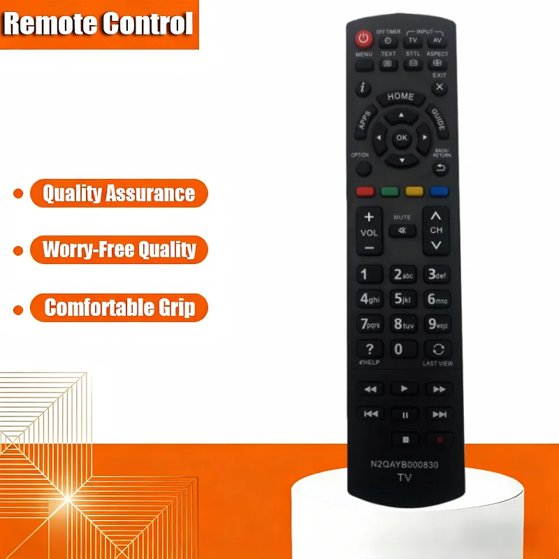 TV Remote Control Compatible with Models TX-L39E6B H-LR42E6 - Replacement Battery Included - New Condition
TV Remote Control Compatible with Models TX-L39E6B H-LR42E6 - Replacement Battery Included - New Condition