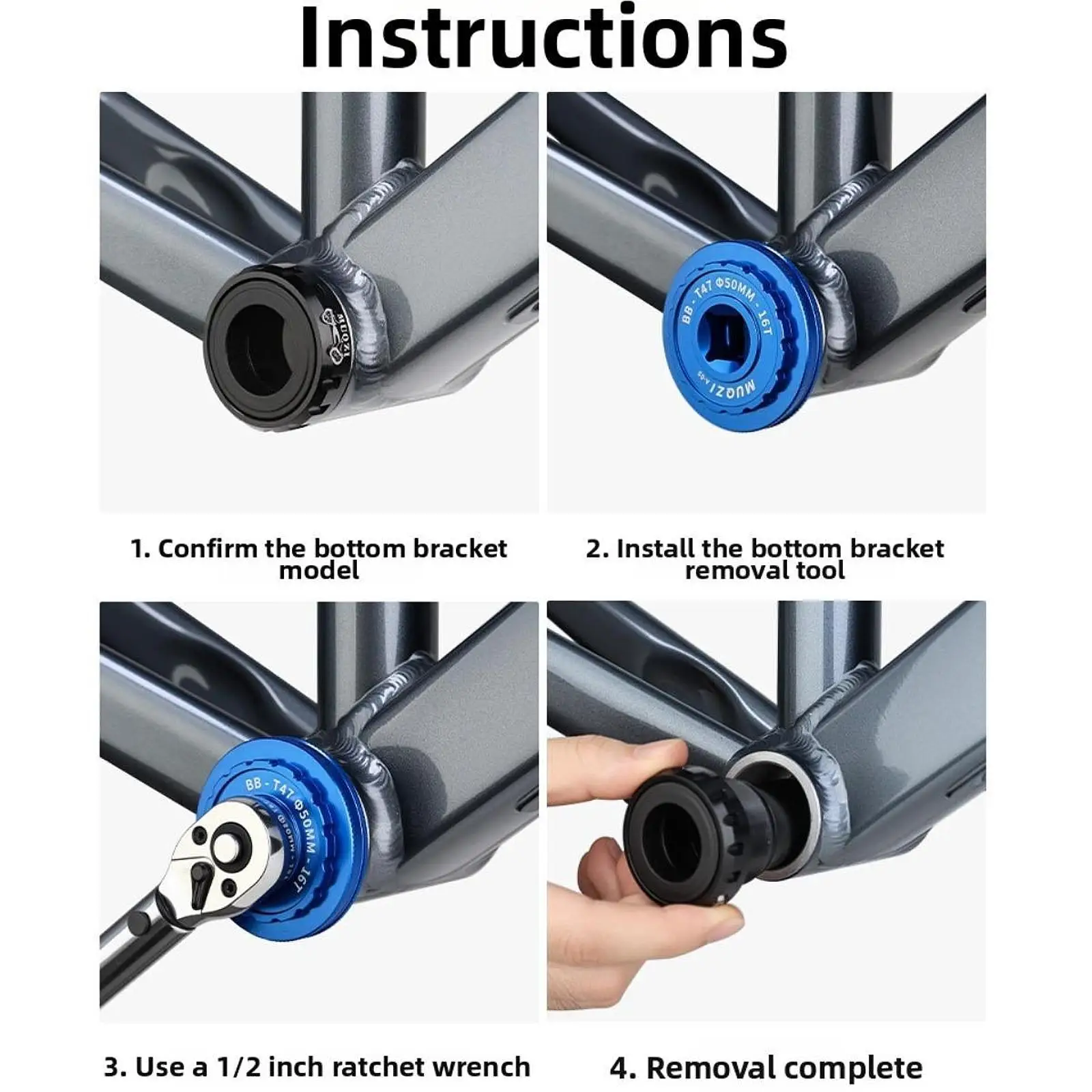 Bicycle Crank Bottom Bracket Tool 16T T47 Center Axle Replacement Wrench for Cycling Repair and Tuning
Bicycle Crank Bottom Bracket Tool 16T T47 Center Axle Replacement Wrench for Cycling Repair and Tuning