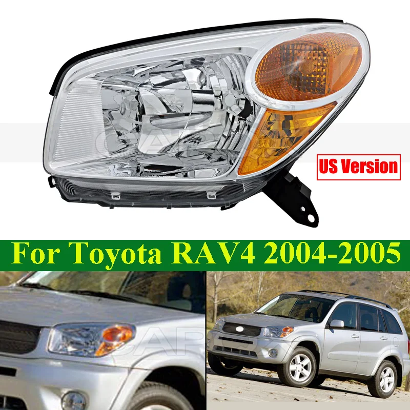 CAPQX US Version Halogen Front Bumper Head Light Head Lamp For Toyota RAV4 RAV 4 2004-2005 Headlamp Headlight Front Turn Light
CAPQX US Version Halogen Front Bumper Head Light Head Lamp For Toyota RAV4 RAV 4 2004-2005 Headlamp Headlight Front Turn Light