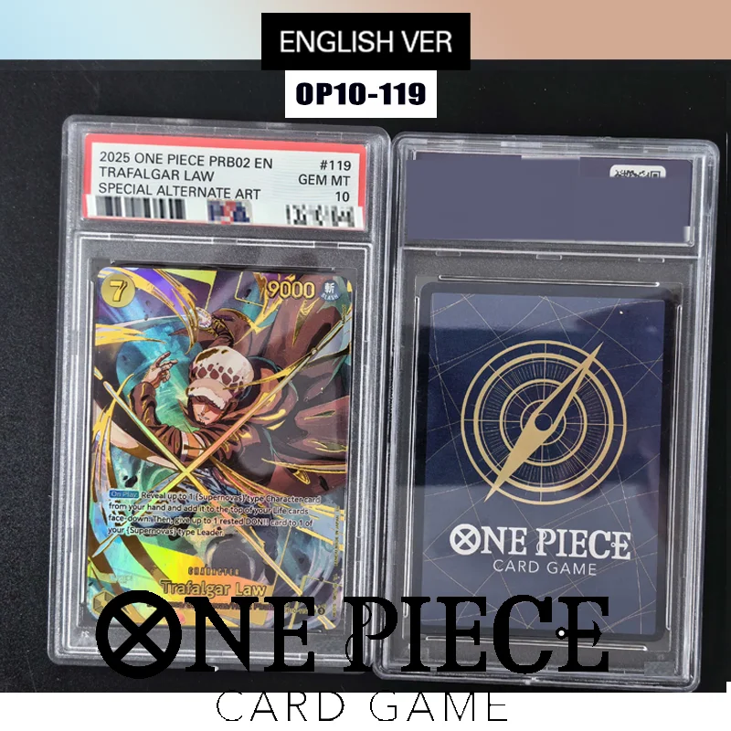 Diy English Rating Card 2025 One Piece Prb02-Premium Booster - Card The Best- Vol.2 #119 Trafalgar Law Special Alternate Art
Diy English Rating Card 2025 One Piece Prb02-Premium Booster - Card The Best- Vol.2 #119 Trafalgar Law Special Alternate Art