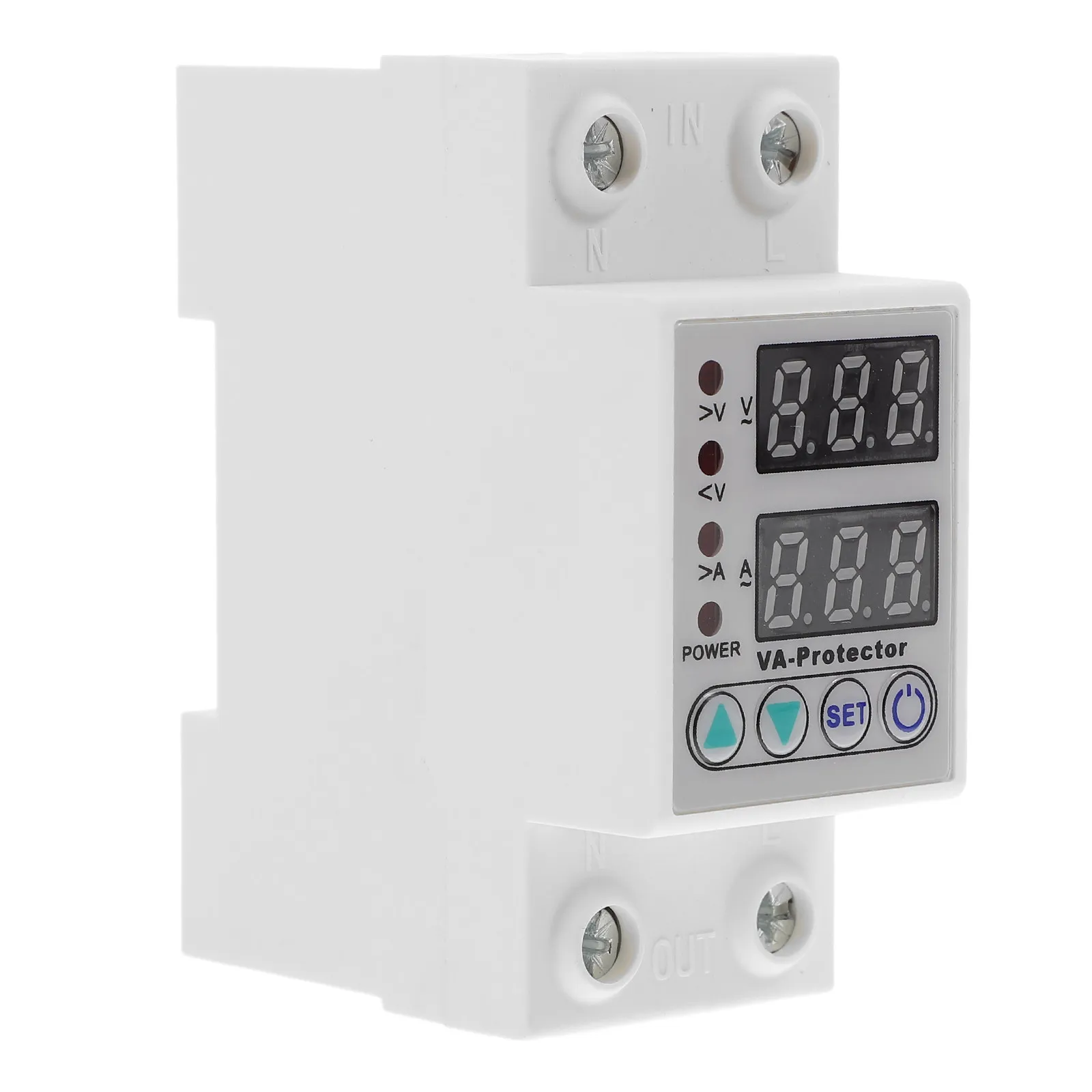2P 63A Overvoltage Undervoltage Protector Digital Adjustable Relay Surge Protection For Home Appliances 40A Ac
2P 63A Overvoltage Undervoltage Protector Digital Adjustable Relay Surge Protection For Home Appliances 40A Ac