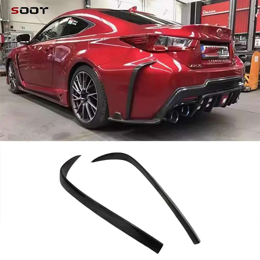 Carbon Fiber For Lexus RCF 2014-2018 Rear Bumper Fender Canard Splitter Rear Side Shark Fins Spoiler Car Body Kit
Carbon Fiber For Lexus RCF 2014-2018 Rear Bumper Fender Canard Splitter Rear Side Shark Fins Spoiler Car Body Kit