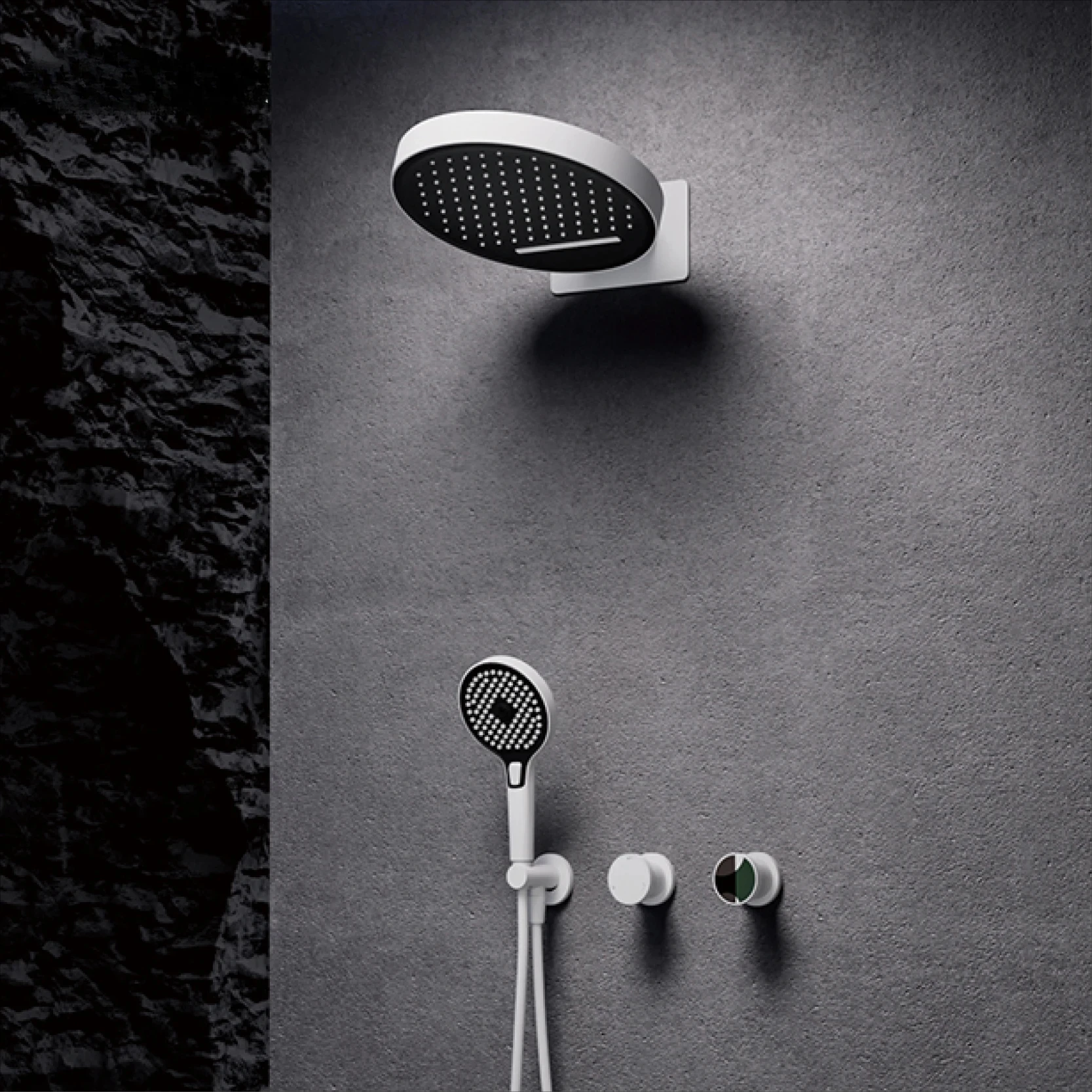luxury brass gun gray wall mounted cold and hot water shower system simple design embedded bathroom faucet
luxury brass gun gray wall mounted cold and hot water shower system simple design embedded bathroom faucet