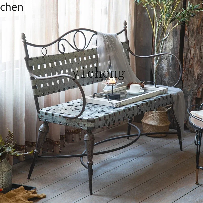 ZML Retro Design Chair Leisure Iron Art Splicing Bar Cafe Homestay Folk Style Vintage Long Chair
ZML Retro Design Chair Leisure Iron Art Splicing Bar Cafe Homestay Folk Style Vintage Long Chair
