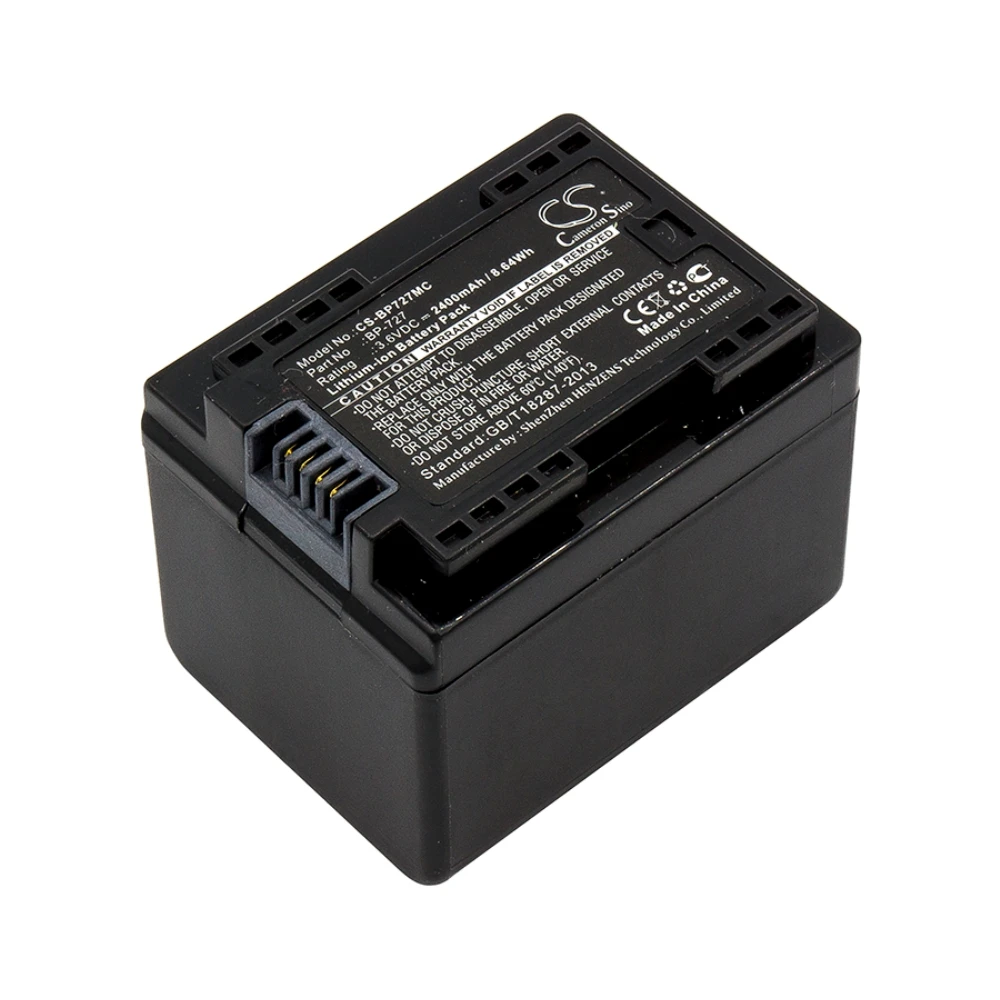 Li-ion Camera Battery for Canon, 3.6V, 2400mAh, Compatible Models: IXIA HF R306, LEGRIA HF R36
Li-ion Camera Battery for Canon, 3.6V, 2400mAh, Compatible Models: IXIA HF R306, LEGRIA HF R36