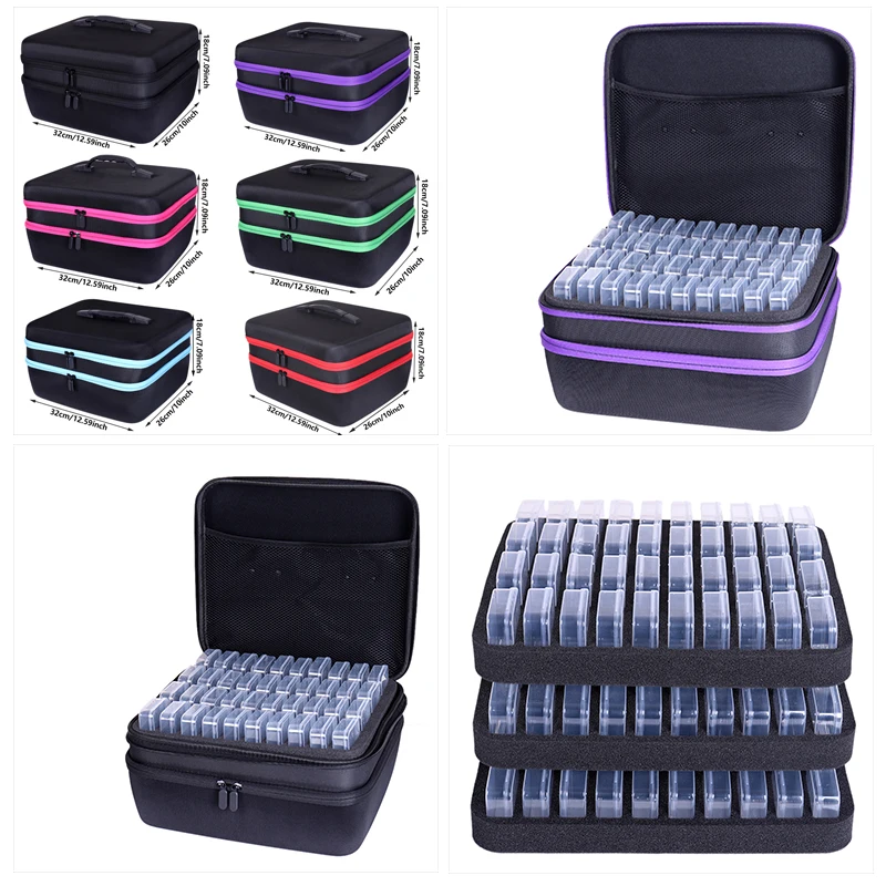 120 Grid-5.5CM, Storage Bag 5D Diamond Painting Accessories Tools Storage Box Carry Case Diamant Painting Tools Container Bag
120 Grid-5.5CM, Storage Bag 5D Diamond Painting Accessories Tools Storage Box Carry Case Diamant Painting Tools Container Bag