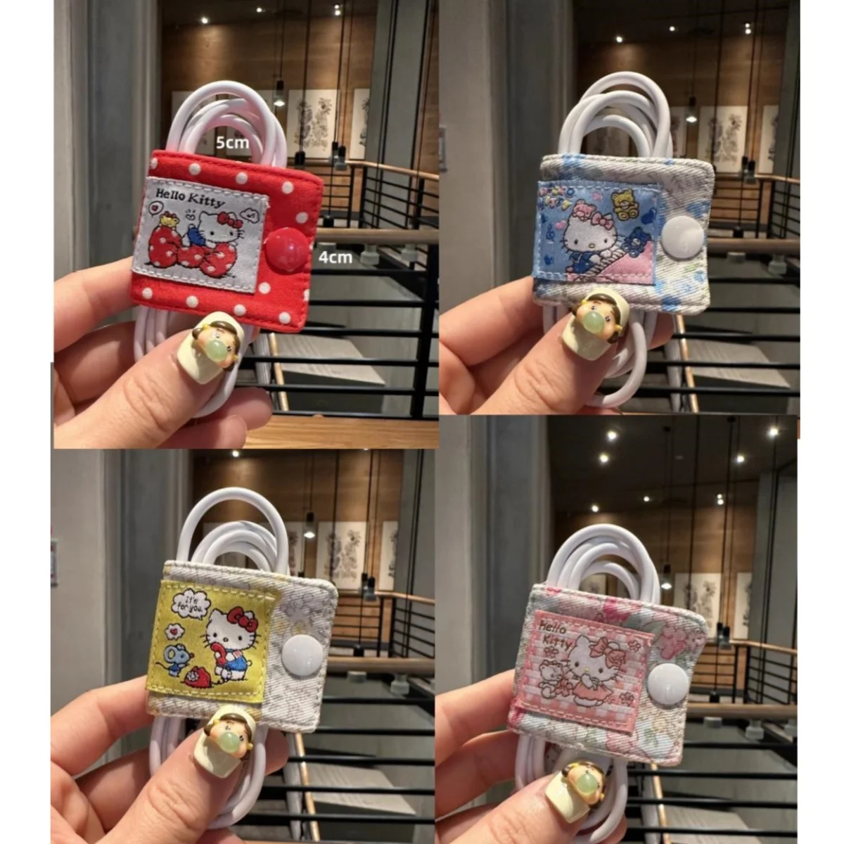 hello kitty cartoon fabric snap data cable management hub headphone charging cable sorting winder storage clip animation
hello kitty cartoon fabric snap data cable management hub headphone charging cable sorting winder storage clip animation