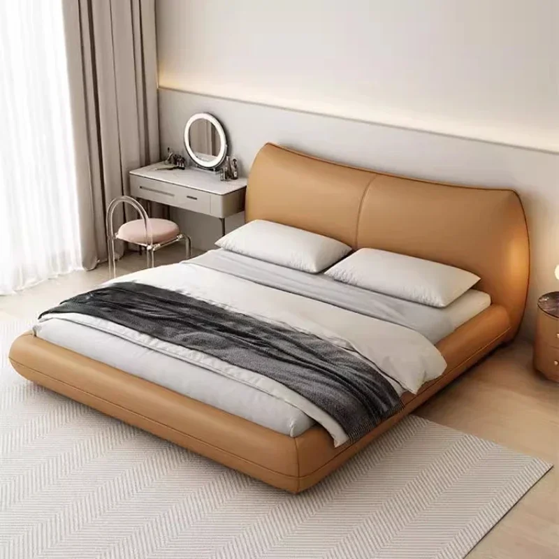 Italian Minimalist Designer Bed Aesthetics Modern Wedding Simple Bed Bedroom Light Luxury Sleeping Letto Matrimoniale Furniture
Italian Minimalist Designer Bed Aesthetics Modern Wedding Simple Bed Bedroom Light Luxury Sleeping Letto Matrimoniale Furniture