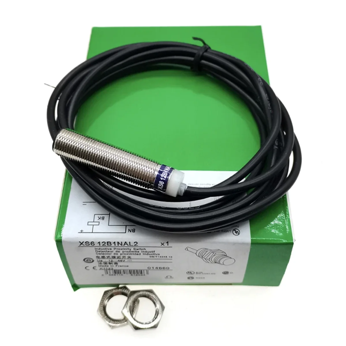 XS6 XS612B1NAL2 XS6-12B1NAL2 Индуктивный датчик XS6 M12 - L54 мм - латунь - Sn4 мм - 12..48 В постоянного тока - кабель 2 м
XS6 XS612B1NAL2 XS6-12B1NAL2 Индуктивный датчик XS6 M12 - L54 мм - латунь - Sn4 мм - 12..48 В постоянного тока - кабель 2 м