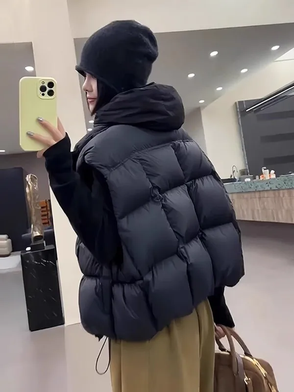 Women's Short Puffer Vest Stand Collar Outerwear Jacket Quilted Zipper Closure Color Commute Style Autumn Winter New Ar...
Women's Short Puffer Vest Stand Collar Outerwear Jacket Quilted Zipper Closure Color Commute Style Autumn Winter New Ar...