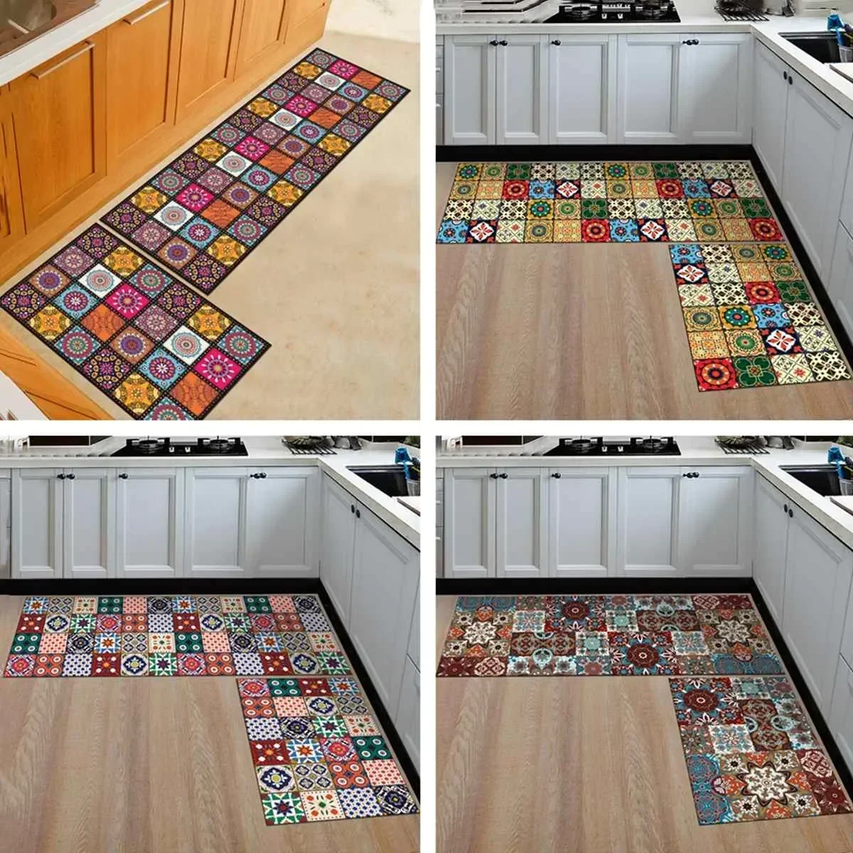 40x60+40x120cm Bohemia Kitchen Mat Washable Anti-slip Modern Area Rugs Living Room Balcony Bathroom Carpet Set Doormat Bath Mat
40x60+40x120cm Bohemia Kitchen Mat Washable Anti-slip Modern Area Rugs Living Room Balcony Bathroom Carpet Set Doormat Bath Mat