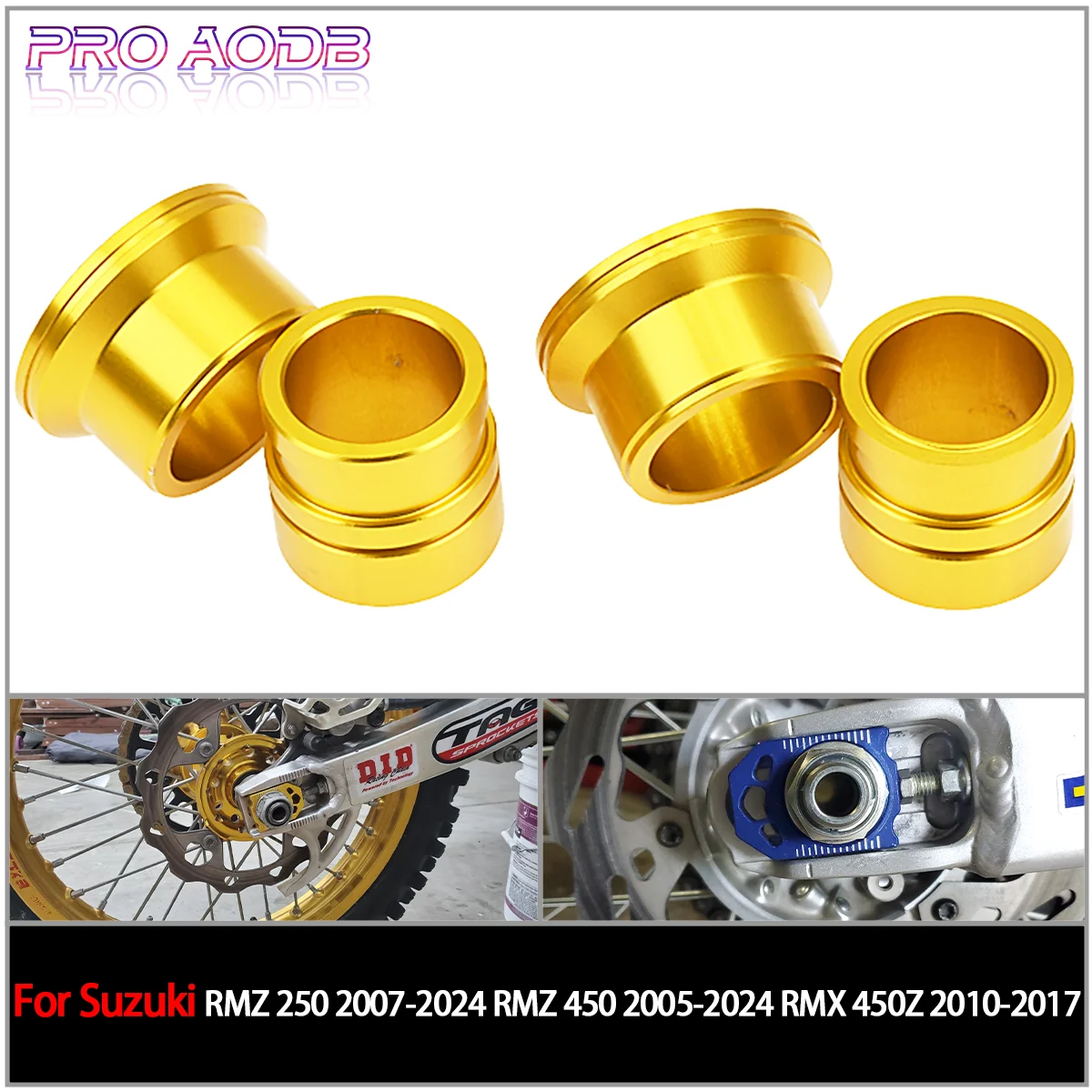 Motorcycle CNC Front Rear Wheel Hub Spacer For Suzuki RMZ 250 450 2005 2006-2024 RMX 450Z 2010-2017 Motocross universal parts
Motorcycle CNC Front Rear Wheel Hub Spacer For Suzuki RMZ 250 450 2005 2006-2024 RMX 450Z 2010-2017 Motocross universal parts