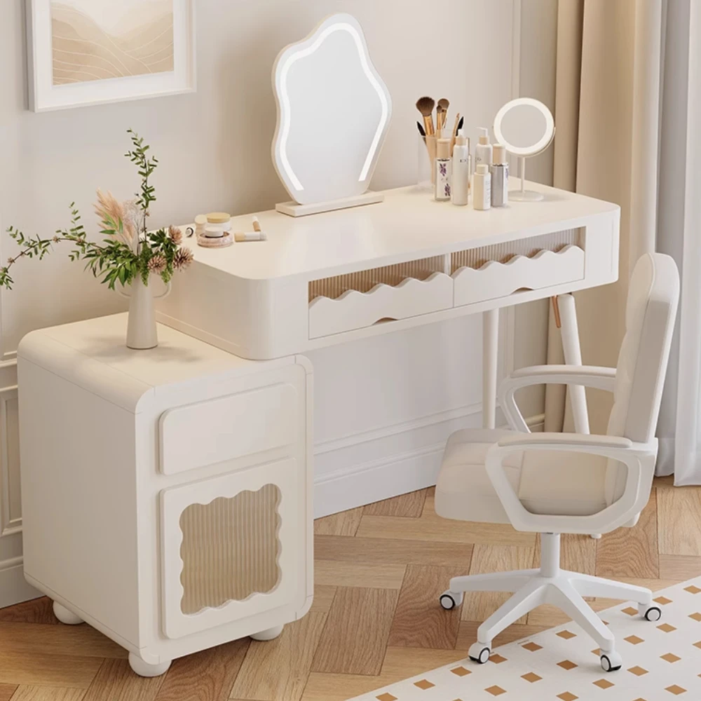 Luxury White Dressing Table Chair Storage Classic Drawers Dressing Table Nordic Style Espejo Tocador Furniture Decoration
Luxury White Dressing Table Chair Storage Classic Drawers Dressing Table Nordic Style Espejo Tocador Furniture Decoration