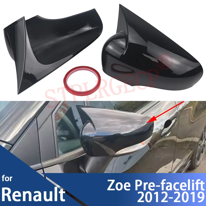 For Renault Zoe Pre-facelift 2012-2018 2019 Rearview Side Wing Mirror Cover Cap Glossy Black Add-on M Style Shell
For Renault Zoe Pre-facelift 2012-2018 2019 Rearview Side Wing Mirror Cover Cap Glossy Black Add-on M Style Shell