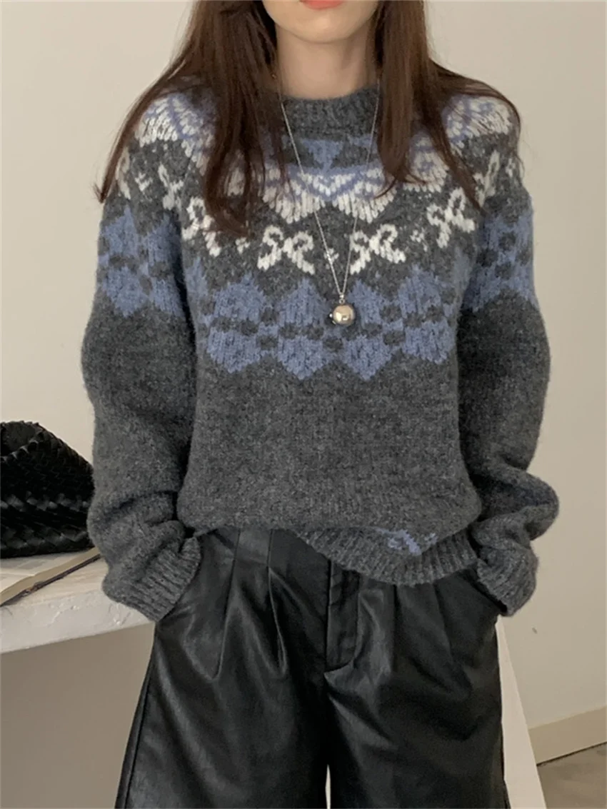 Alien Kitty Stylish Warm Retro Sweaters Women Loose Knitwear 2025 Slim Pullovers Daily Winter Florals New Chic Office Lady
Alien Kitty Stylish Warm Retro Sweaters Women Loose Knitwear 2025 Slim Pullovers Daily Winter Florals New Chic Office Lady