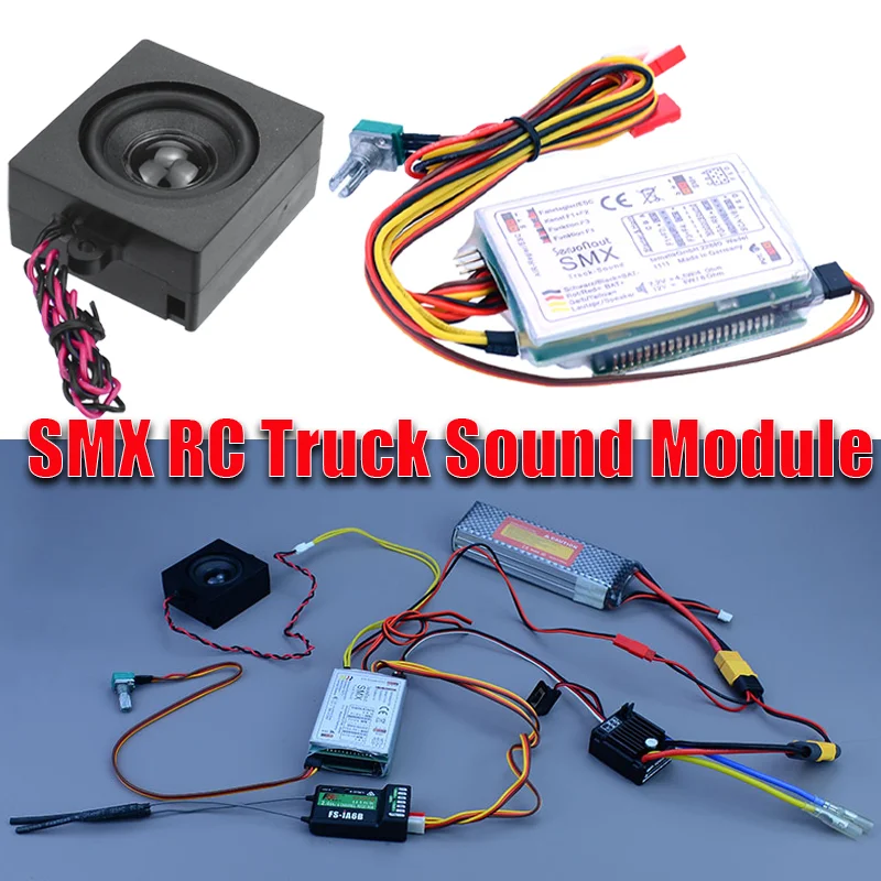 SMX 1/14 RC Truck Sound Module Sound Simulation System for Tamiya SCANIA 770S R620 VOLVO BENZ Arocs MAN TGX Car
SMX 1/14 RC Truck Sound Module Sound Simulation System for Tamiya SCANIA 770S R620 VOLVO BENZ Arocs MAN TGX Car