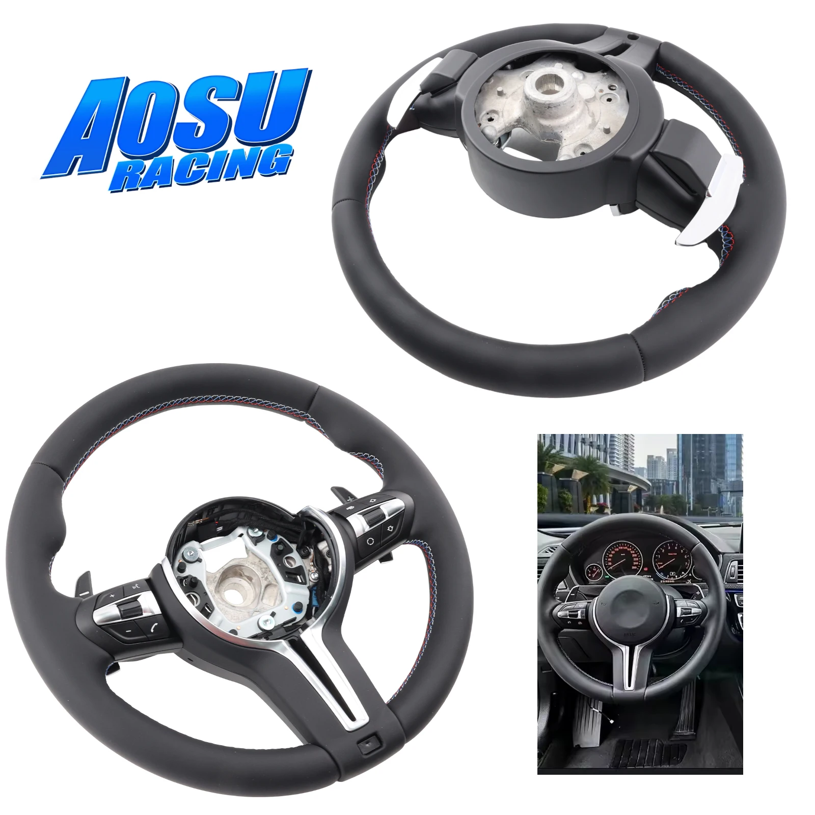 For BMW Performance Steering Wheel Sport-Style Nappa Leather Upgrade Multifunctional For E70 E71 E84 E87 E90 Car Accessories
For BMW Performance Steering Wheel Sport-Style Nappa Leather Upgrade Multifunctional For E70 E71 E84 E87 E90 Car Accessories