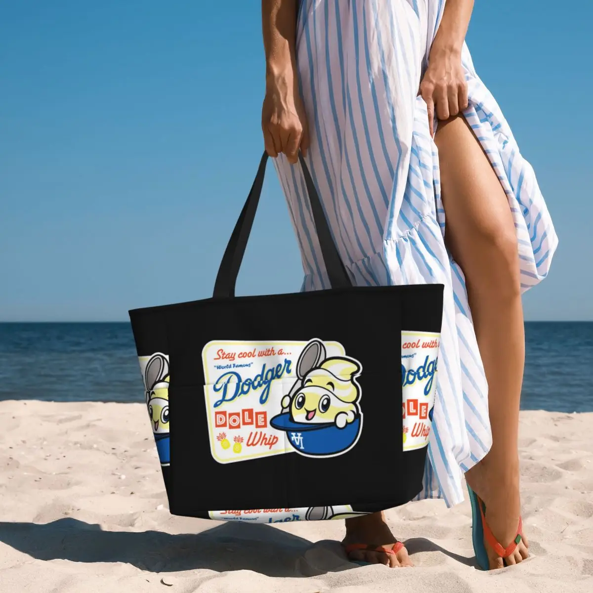 World Famous Dodger Dole Whip Beach Tote Bag Sport Gym Yoga Duffle Large Tote Bag Women Travel Bag Fitness bag
World Famous Dodger Dole Whip Beach Tote Bag Sport Gym Yoga Duffle Large Tote Bag Women Travel Bag Fitness bag