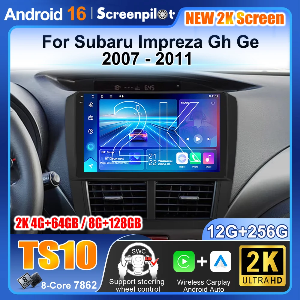 Android 16 Car Radio For Subaru Impreza Gh Ge 2007 2008 2009 2010 2011 Carplay Auto Multimedia Player Stereo Head Unit No 2din
Android 16 Car Radio For Subaru Impreza Gh Ge 2007 2008 2009 2010 2011 Carplay Auto Multimedia Player Stereo Head Unit No 2din