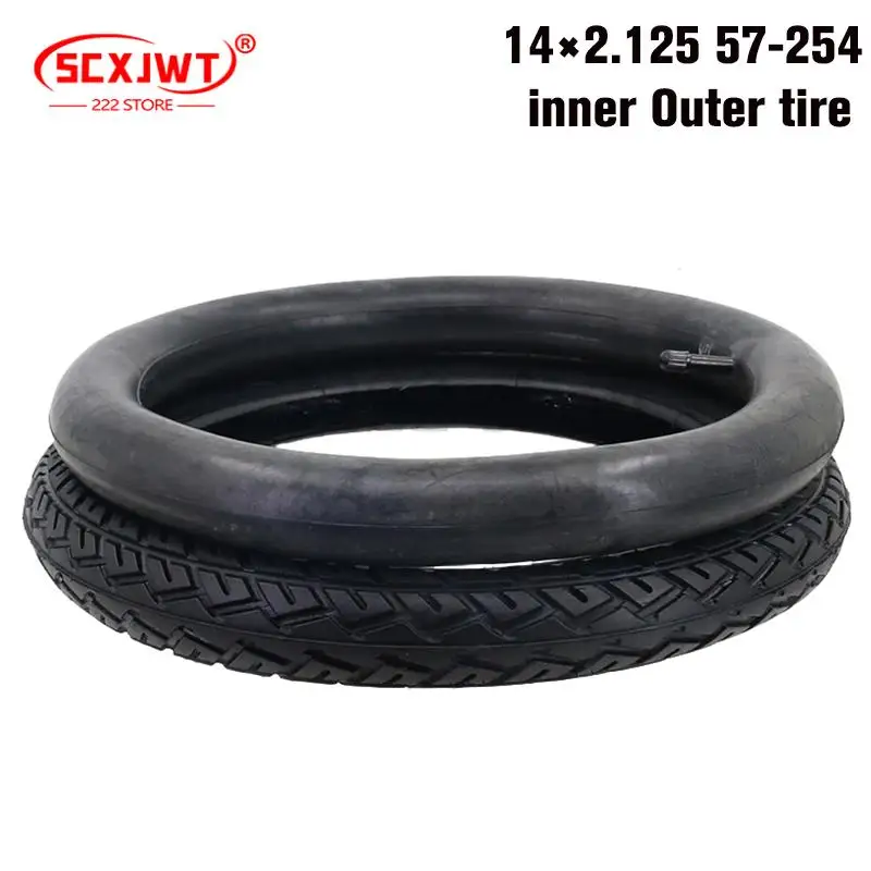 For Electric Bicycle Replacement Vehicle Electric Bicycle tube Tyre 14Inch Tire 14X2.125(57-254) inner outer Tyre
For Electric Bicycle Replacement Vehicle Electric Bicycle tube Tyre 14Inch Tire 14X2.125(57-254) inner outer Tyre