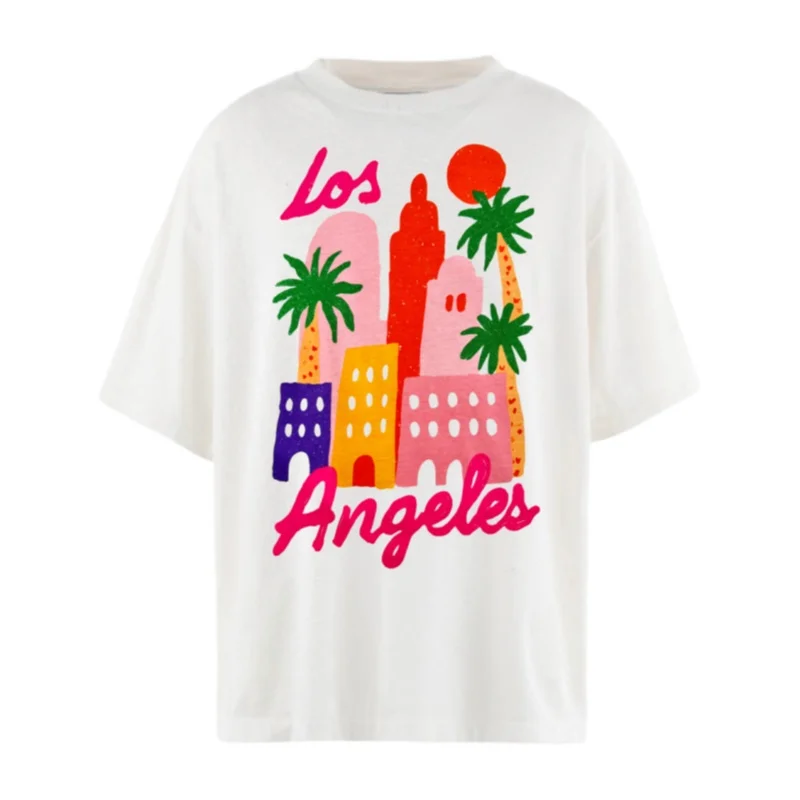 Saint Los Angeles Limited Edition T-Shirt Palm Tree City Print White Summer Casual Men's & Women's Tops
Saint Los Angeles Limited Edition T-Shirt Palm Tree City Print White Summer Casual Men's & Women's Tops
