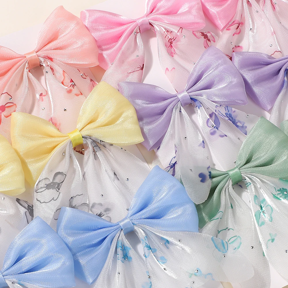 2pcs/Set Multi-Color Bow Hairpins Sweet Cute Chiffon Print Hair Clips for Girls Princess Holiday Party Hair Accessories
2pcs/Set Multi-Color Bow Hairpins Sweet Cute Chiffon Print Hair Clips for Girls Princess Holiday Party Hair Accessories
