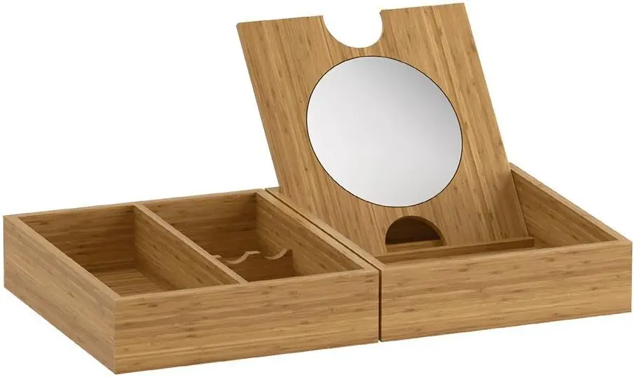 K-99683-1Ws Tailored Make Up Storage Package In Bamboo For Tailored Vanities, Removable Makeup Tray With Mirror 
K-99683-1Ws Tailored Make Up Storage Package In Bamboo For Tailored Vanities, Removable Makeup Tray With Mirror