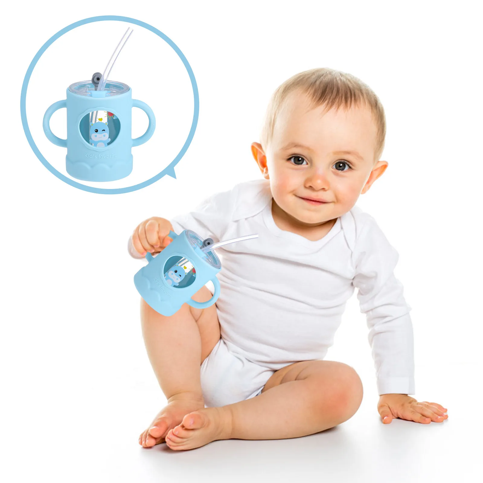 Silicone Baby Training Clear Scale Measuring Straw Infant Water Cup Children Drinks Cup Leak Proof Easy Carry Store Washable
Silicone Baby Training Clear Scale Measuring Straw Infant Water Cup Children Drinks Cup Leak Proof Easy Carry Store Washable