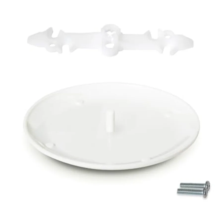 CP3540 Ceiling Box Cover Plate, Round Hole Cover with Invisible Screws, Paintable White Blank Wall Plate for 3.5-4" Octagonal/R
CP3540 Ceiling Box Cover Plate, Round Hole Cover with Invisible Screws, Paintable White Blank Wall Plate for 3.5-4" Octagonal/R