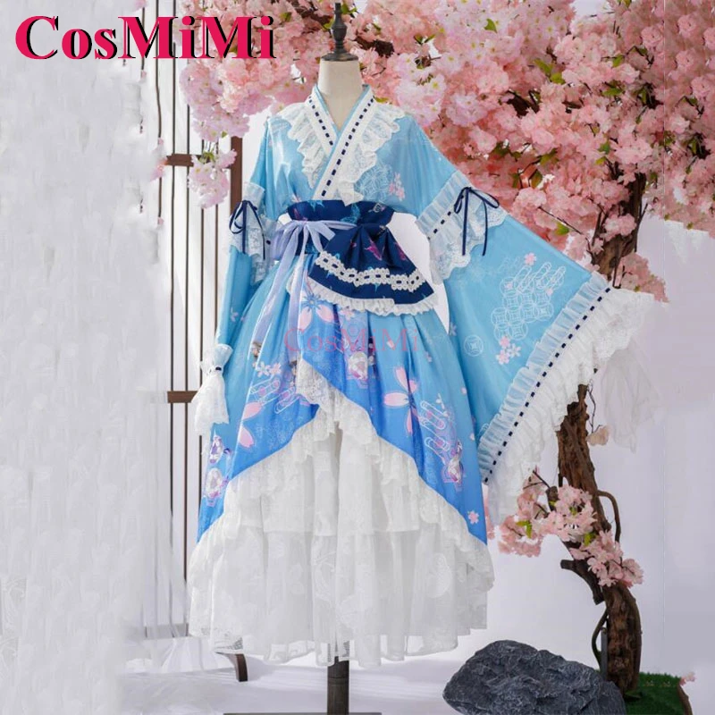 CosMiMi Game Touhou Project Saigyouji Yuyuko Cosplay Costumes Gorgeous Sweet Formal Dress Carnival Party Role Play Clothing S-XL
CosMiMi Game Touhou Project Saigyouji Yuyuko Cosplay Costumes Gorgeous Sweet Formal Dress Carnival Party Role Play Clothing S-XL