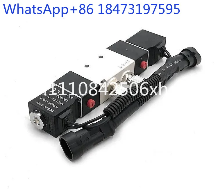 Crane original chassis double head pneumatic solenoid directional valve B99-4V22008-KCS0 electronic directional valve
Crane original chassis double head pneumatic solenoid directional valve B99-4V22008-KCS0 electronic directional valve