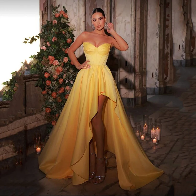 Thinyfull Women A-Line Prom Dresses Sweetheart Side Slit Satin Evening Dress Simple Night Cocktail Party Prom Gowns Customized
Thinyfull Women A-Line Prom Dresses Sweetheart Side Slit Satin Evening Dress Simple Night Cocktail Party Prom Gowns Customized