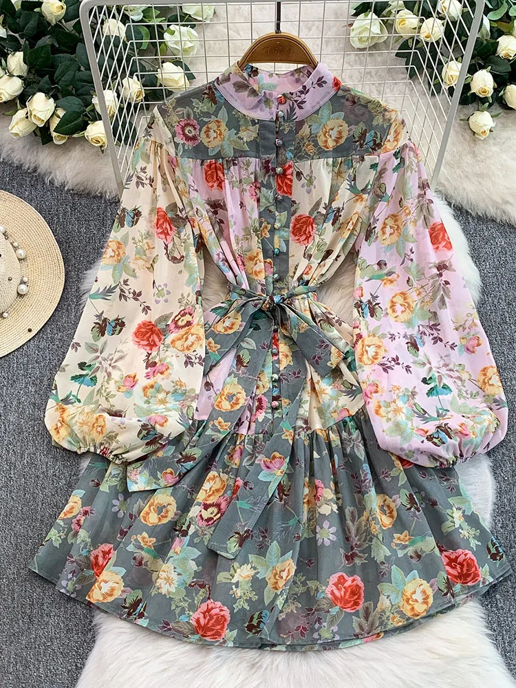 Женское платье с принтом, винтажное, с милым цветочным узором, воротником-стойкой, на весну-осень, с завязками на талии, с рюшами, мини-платье, женское, DS326
Женское платье с принтом, винтажное, с милым цветочным узором, воротником-стойкой, на весну-осень, с завязками на талии, с рюшами, мини-платье, женское, DS326