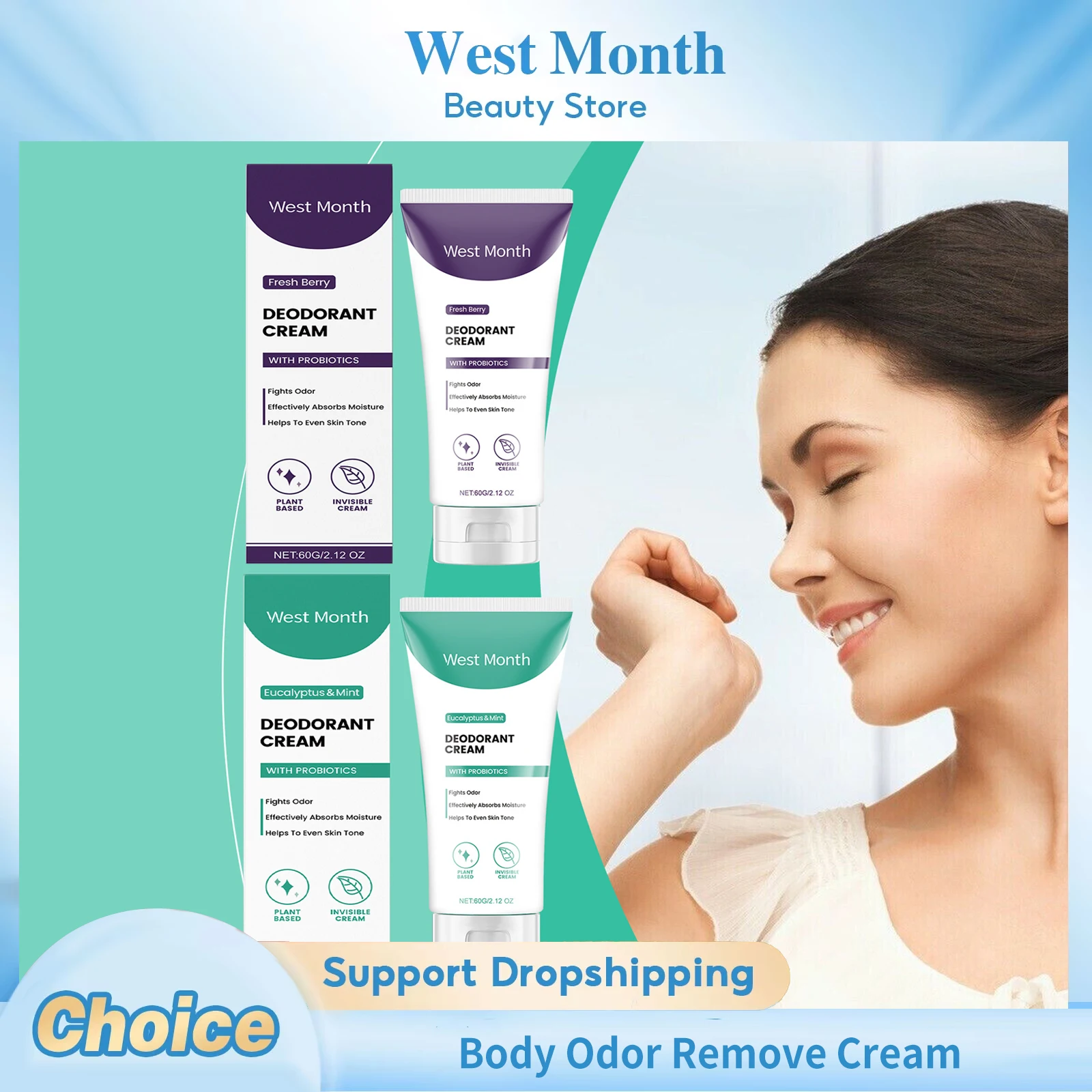 Body Odor Remove Cream Suppressing Bad Odor Long Lasting Aroma Deep Hydration Antioxidant Protection Refreshing Deodorant Cream
Body Odor Remove Cream Suppressing Bad Odor Long Lasting Aroma Deep Hydration Antioxidant Protection Refreshing Deodorant Cream