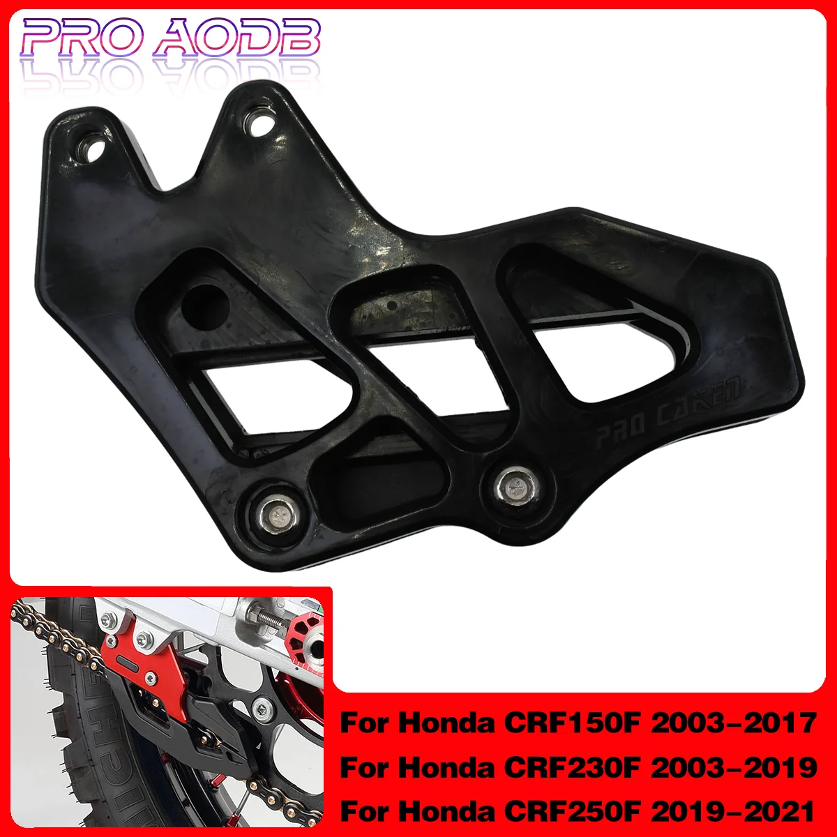Chain Guide Rear Chain Guard Guide Protector For Honda CRF150F 2003-2007 CRF230F 2003-2019 CRF250F 2019-2021 CRF-F 150 230 250
Chain Guide Rear Chain Guard Guide Protector For Honda CRF150F 2003-2007 CRF230F 2003-2019 CRF250F 2019-2021 CRF-F 150 230 250