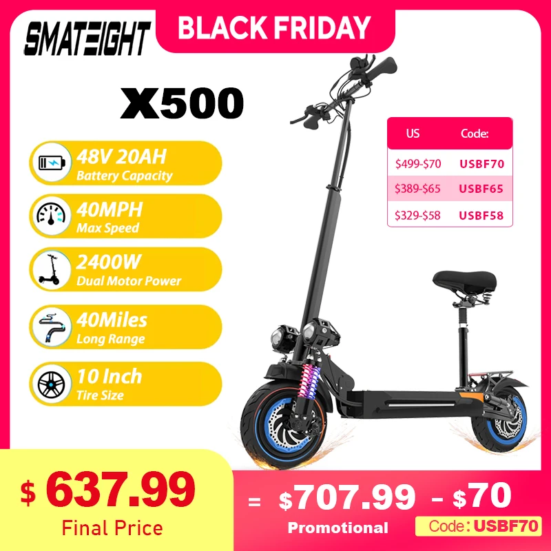 Multi-Model Electric Scooter 1200W-6000W Motor Power 13/20AH Battery E-Scooter 45-80KM/H Max Speed Fast Shipping for Adults
Multi-Model Electric Scooter 1200W-6000W Motor Power 13/20AH Battery E-Scooter 45-80KM/H Max Speed Fast Shipping for Adults