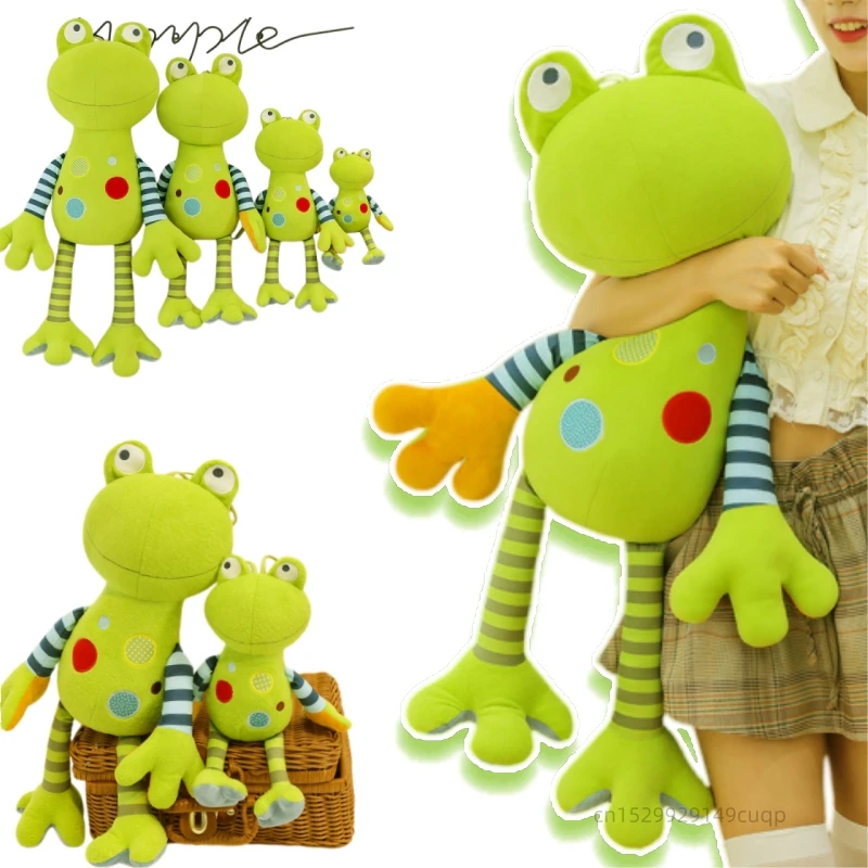 30-85cm Cartoon Cute Long Leg Frog Plush Doll Pillow Green Floral Frog Reptile Stuffed Toy Home Decor Soothing Gift For Children
30-85cm Cartoon Cute Long Leg Frog Plush Doll Pillow Green Floral Frog Reptile Stuffed Toy Home Decor Soothing Gift For Children