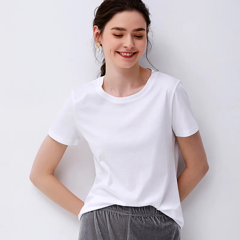 Fashion White Short Sleeve Women V-Neck Short Sleeve Tshirts Casual Grey Black Ladies T-shirts
Fashion White Short Sleeve Women V-Neck Short Sleeve Tshirts Casual Grey Black Ladies T-shirts
