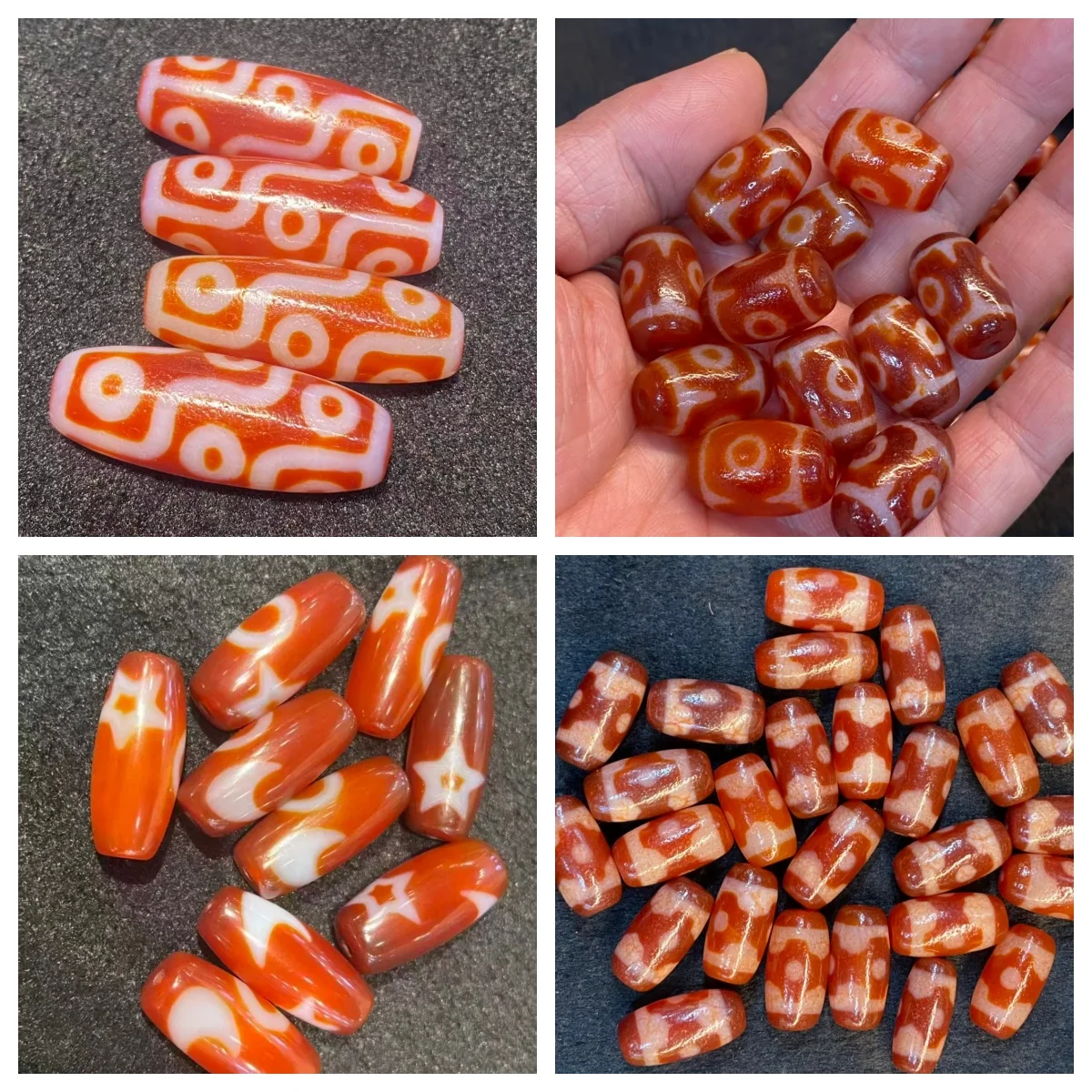 1pcs/lot Red Taiwan craft Dzi beads sun moon stars Guanyin treasure vase nine-eye three-eye carvings scripture stickers inlaid
1pcs/lot Red Taiwan craft Dzi beads sun moon stars Guanyin treasure vase nine-eye three-eye carvings scripture stickers inlaid