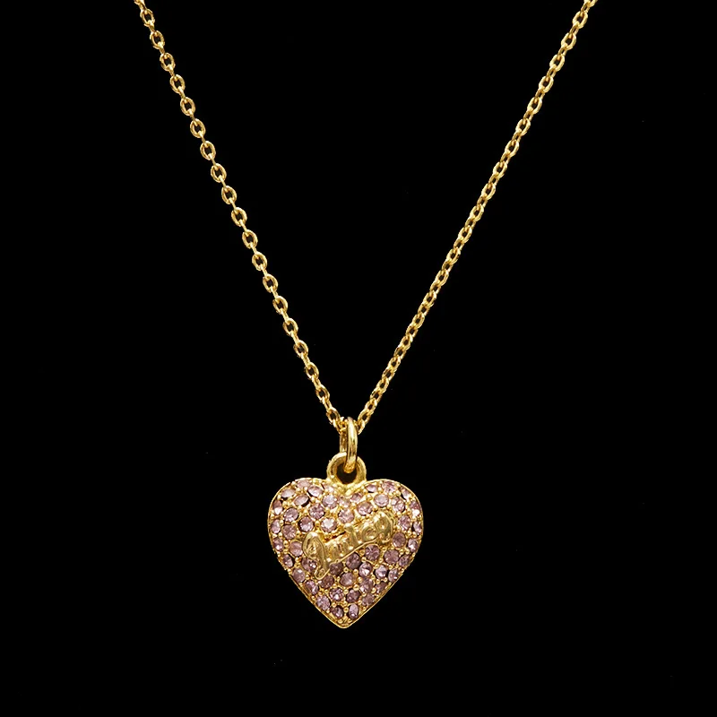 Ins Trendy Luxury Faux Zircon Letter Heart Pendant Necklace For Women Sweet Elegant Party Jewelry Chic Girlfriend Gift
Ins Trendy Luxury Faux Zircon Letter Heart Pendant Necklace For Women Sweet Elegant Party Jewelry Chic Girlfriend Gift