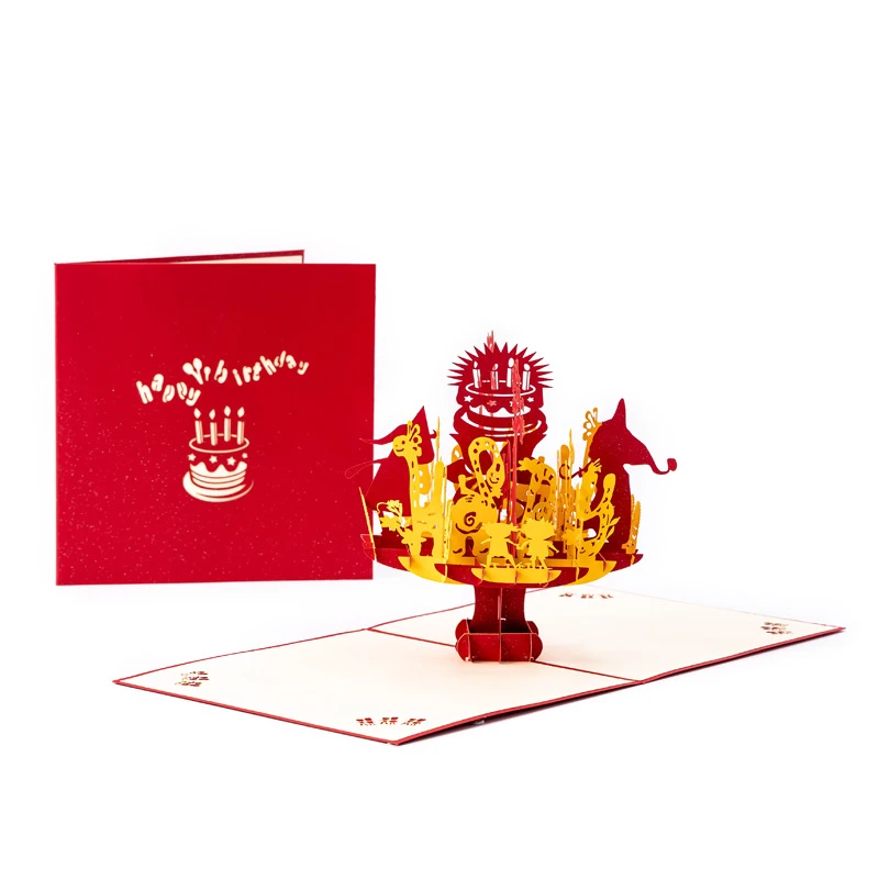 Handmade Paper-Cut Animal Greeting Cards: Creative 3D Greeting Cards, Birthday Greeting Cards with Envelopes
Handmade Paper-Cut Animal Greeting Cards: Creative 3D Greeting Cards, Birthday Greeting Cards with Envelopes
