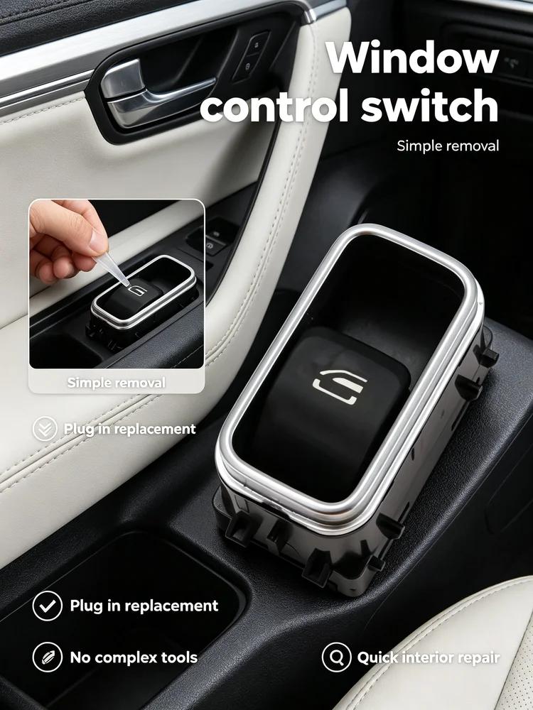 Car Power Window Switch Button Plastic Black A1679050201 A1679054601 1679050201 1679054601 For Sprinter Car Accessories
Car Power Window Switch Button Plastic Black A1679050201 A1679054601 1679050201 1679054601 For Sprinter Car Accessories