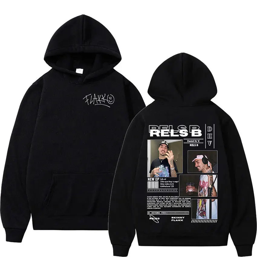 Rapper Rels B Skinny Flakk 2025 New Album Graphic Hoody Men Women Fashion Oversized Sweatshirts Hot Sale Fleece Clothing Hoodies
Rapper Rels B Skinny Flakk 2025 New Album Graphic Hoody Men Women Fashion Oversized Sweatshirts Hot Sale Fleece Clothing Hoodies