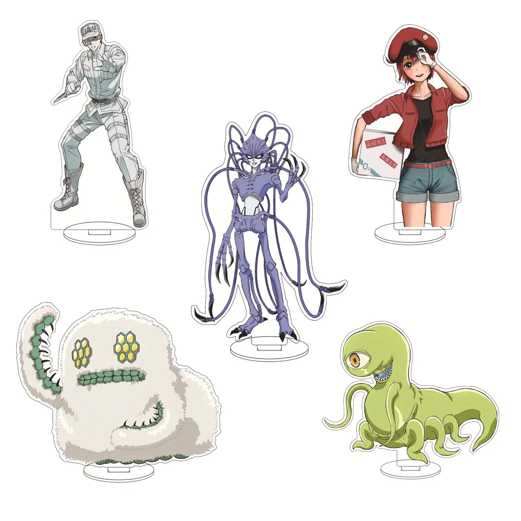 16CM Anime Cells at Work Sekkekkyū Hakkekkyū Dendritic cell Memory cell B cell Cos Acrylic Figure Stand Ornaments Gifts
16CM Anime Cells at Work Sekkekkyū Hakkekkyū Dendritic cell Memory cell B cell Cos Acrylic Figure Stand Ornaments Gifts